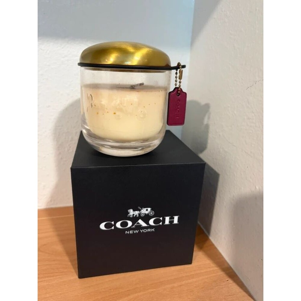 Coach New York Candle in Glass Jar with Lid NIB